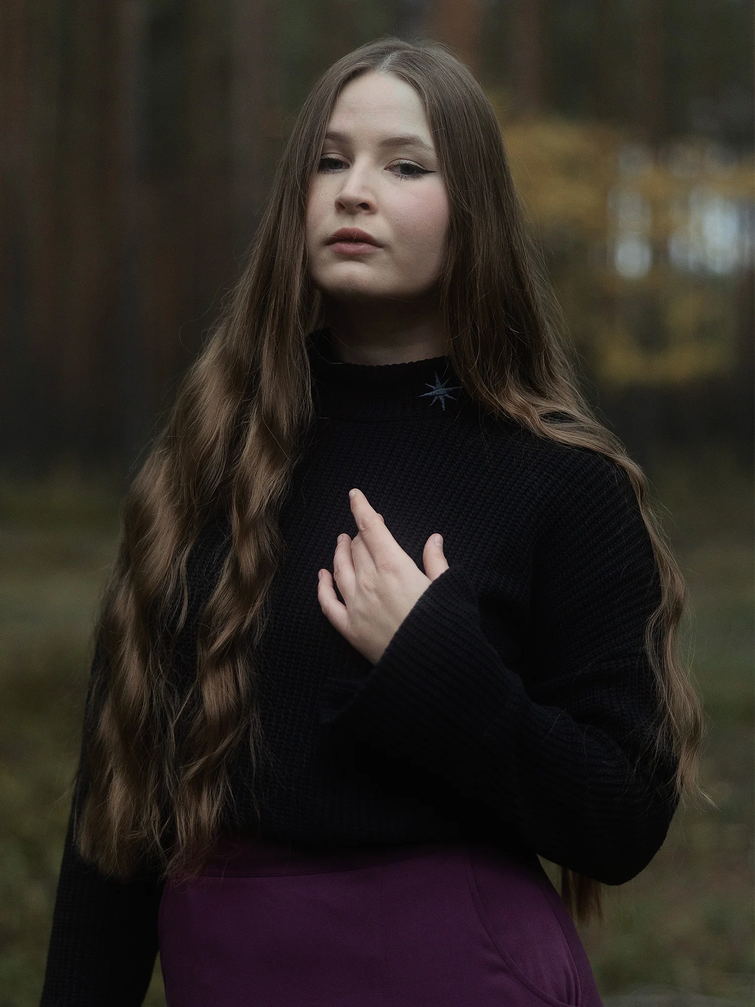Sweter z golfem Astrid - Image 3