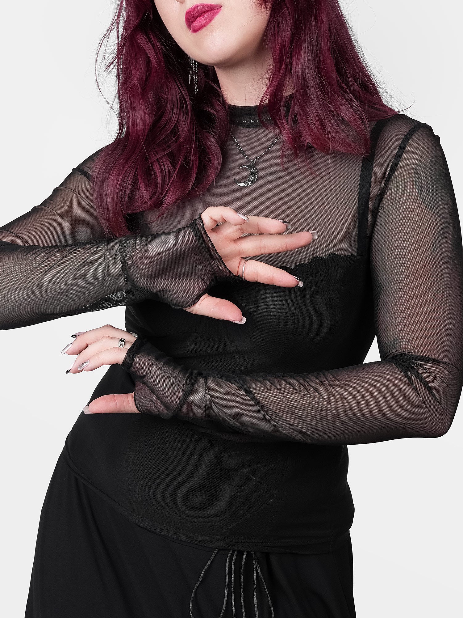 Czarny mesh top Bonnie - Image 10