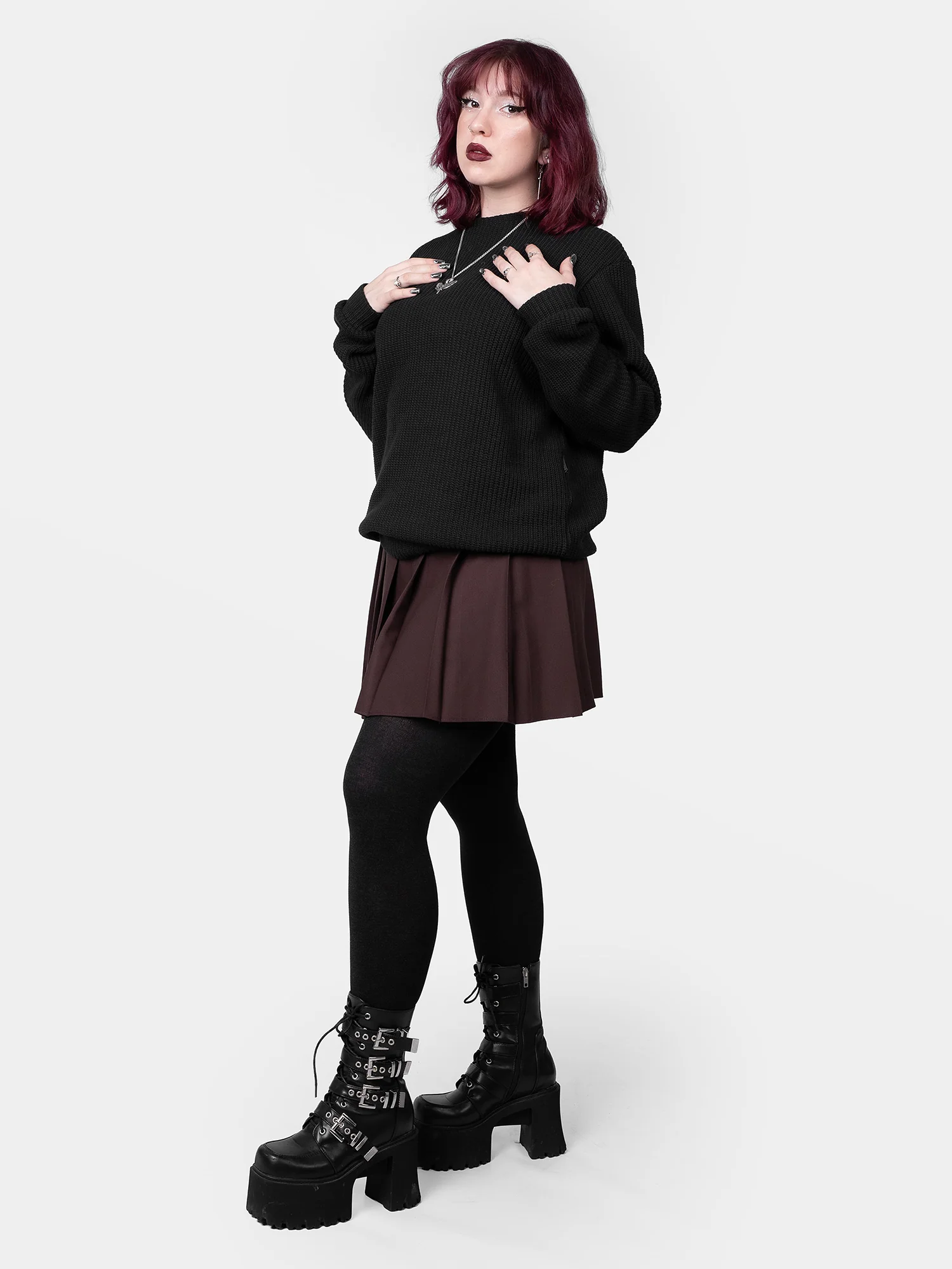 Brązowa tennis skirt - Image 13