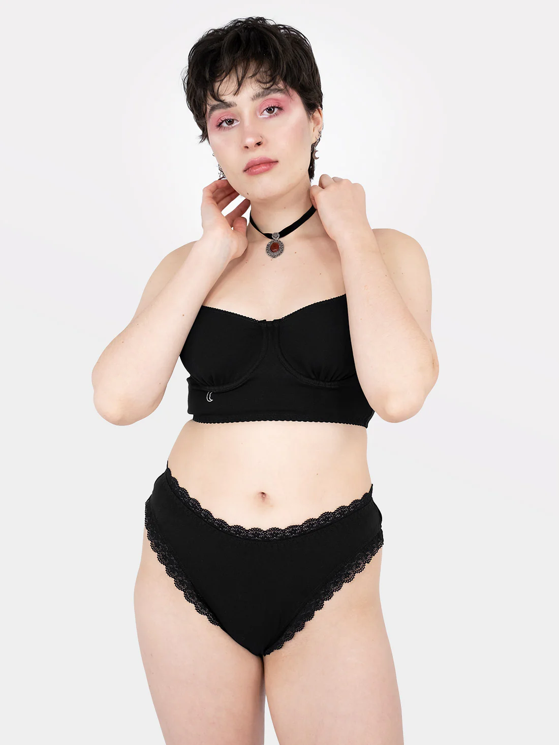 Figi z koronką z bawełny organicznej Charm - Image 6