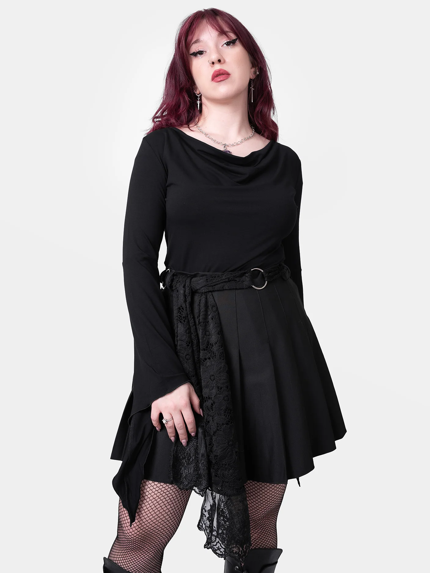 Bluzka z dekoltem w łódkę Elvira - Image 12