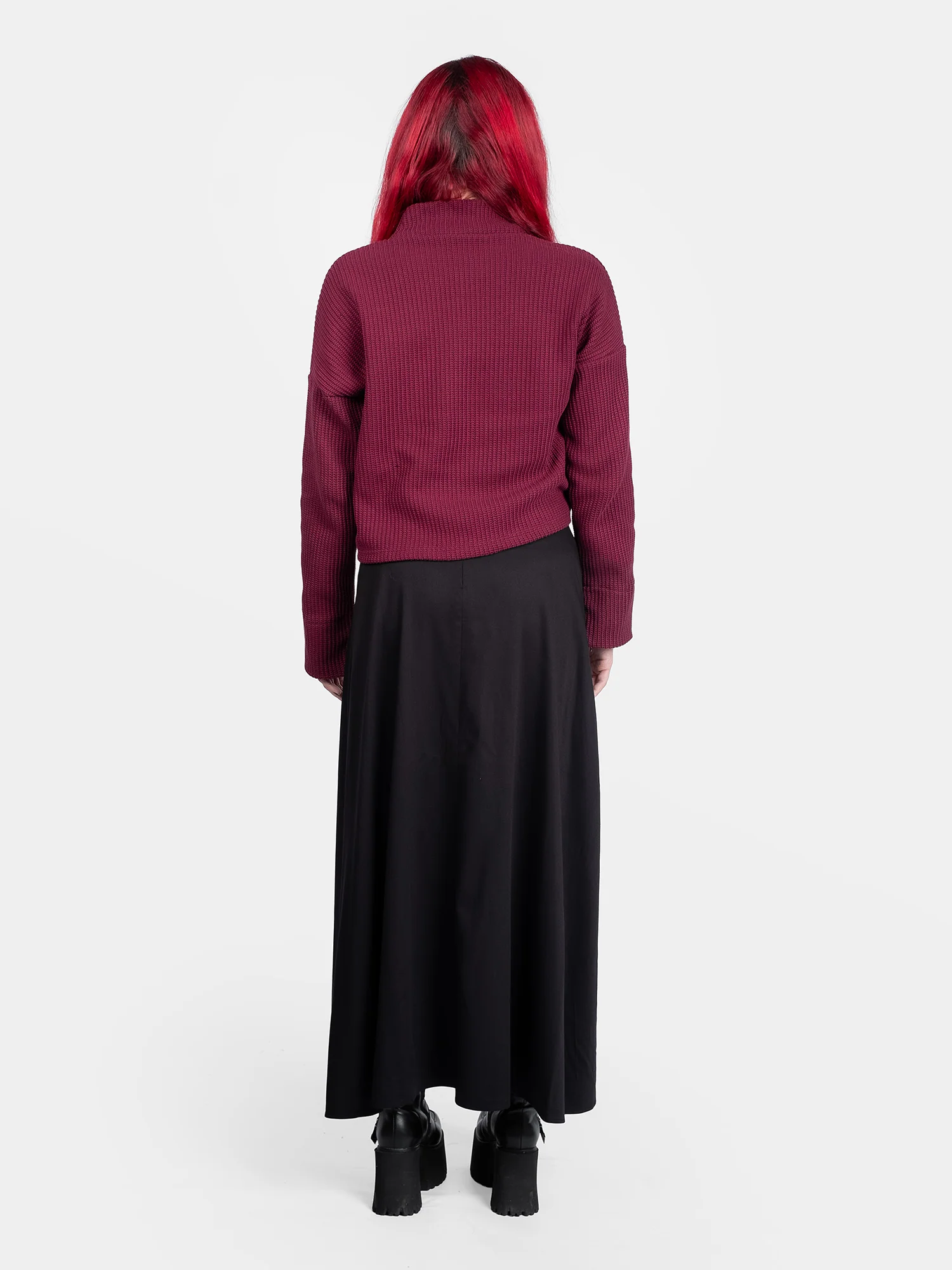 Spódnica midi z wiązaniem Lacrimosa - Image 19