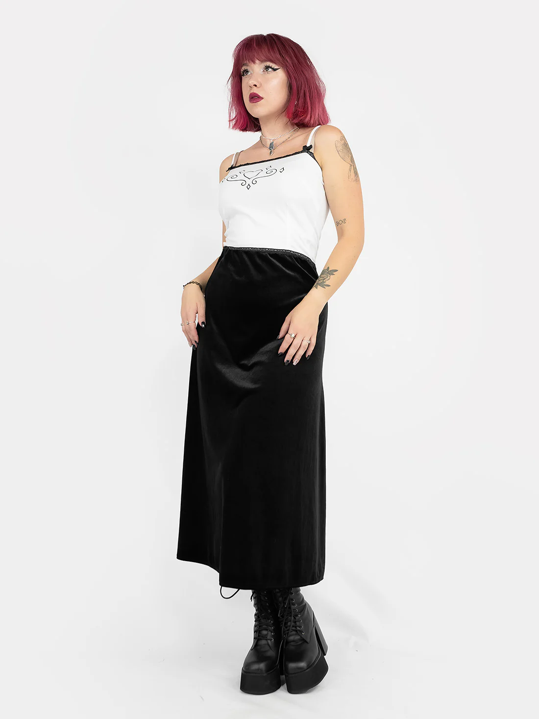 Biały top z koronką Molly - Image 4