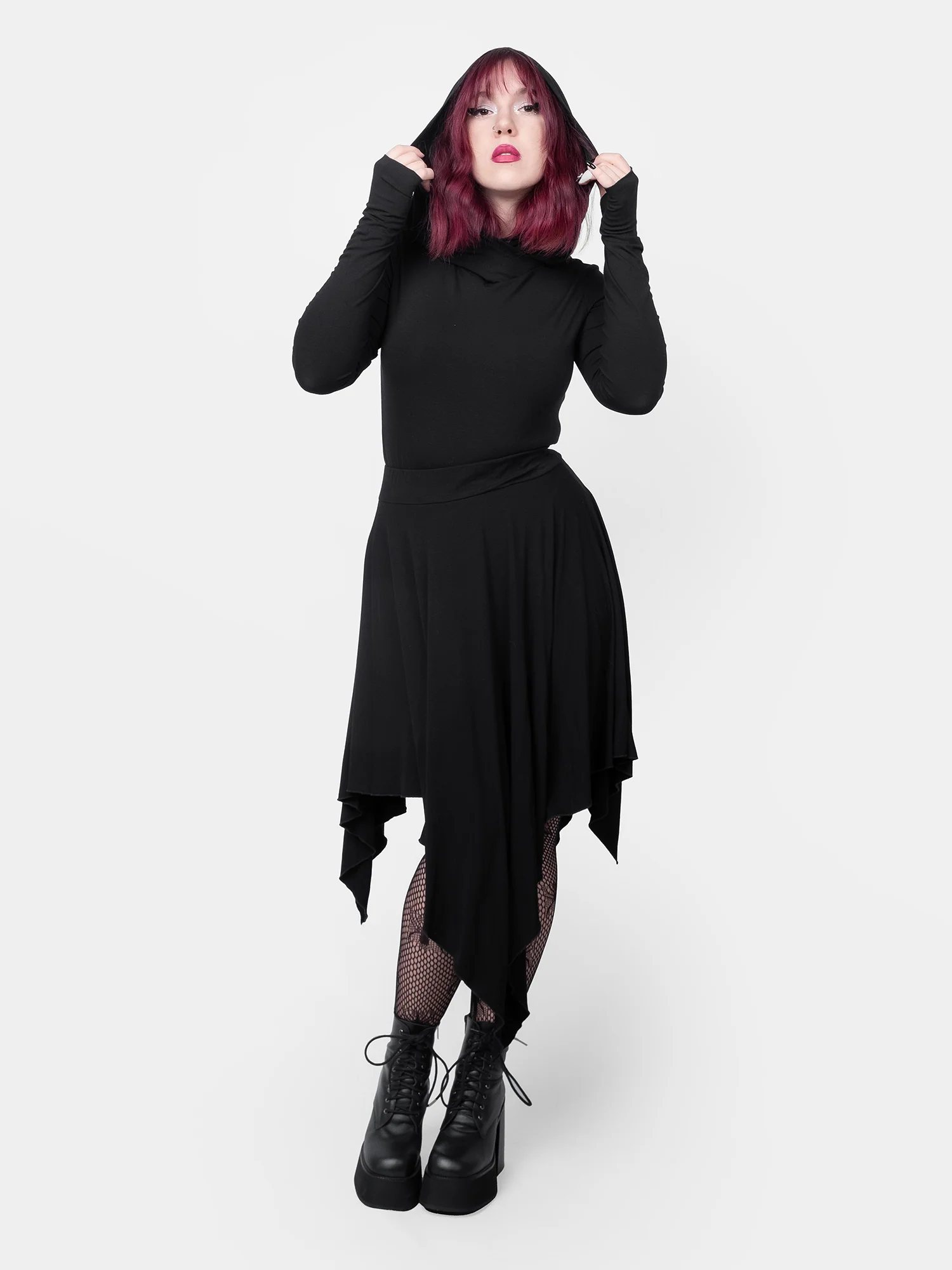 Bluzka z kapturem Noire - Image 6