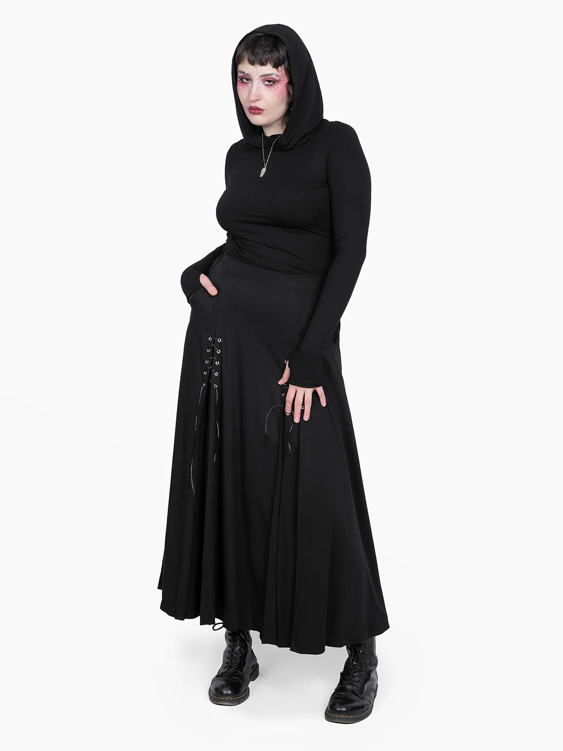 Bluzka z kapturem Noire - Image 7