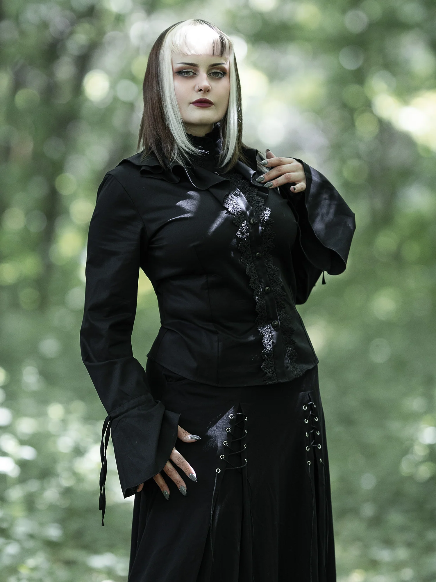 Koszula z żabotem Nosferatu - Image 3