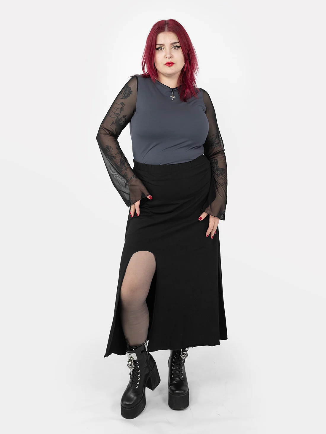 Szara bluzka z zawieszką Nova - Image 7