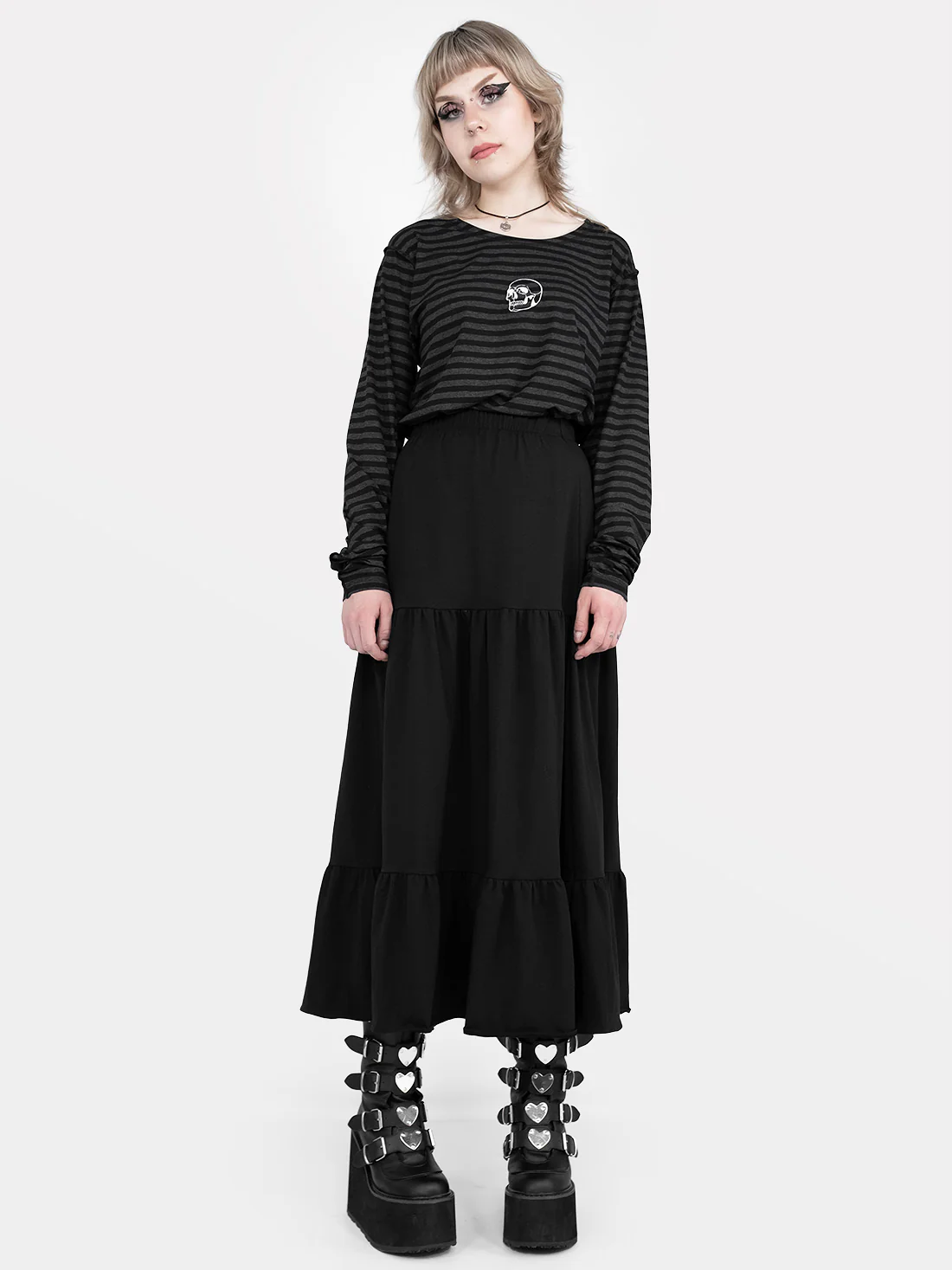 Spódnica midi z falbanami Oblivion - Image 14