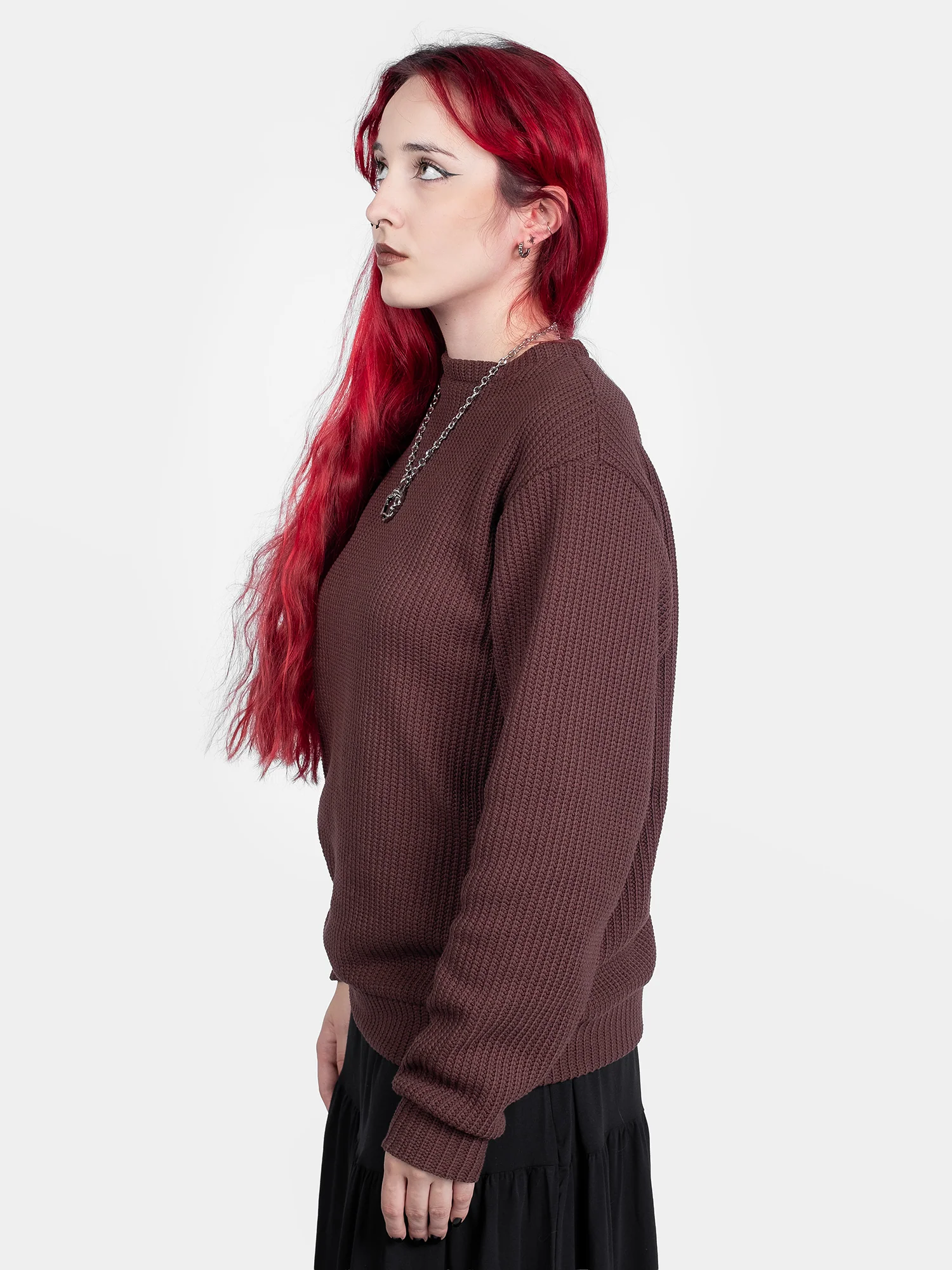 Brązowy sweter Omen - Image 12