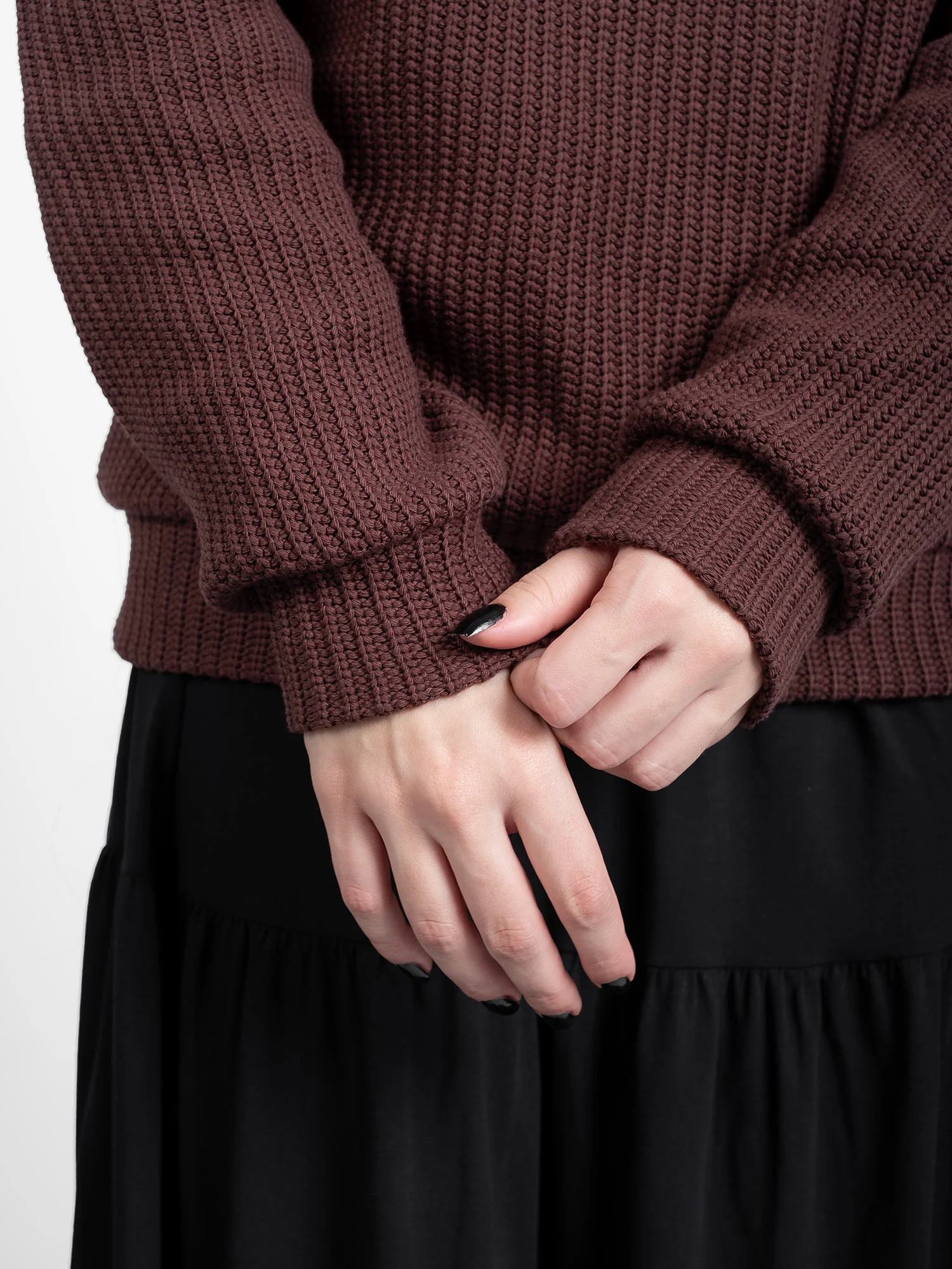 Brązowy sweter Omen - Image 3
