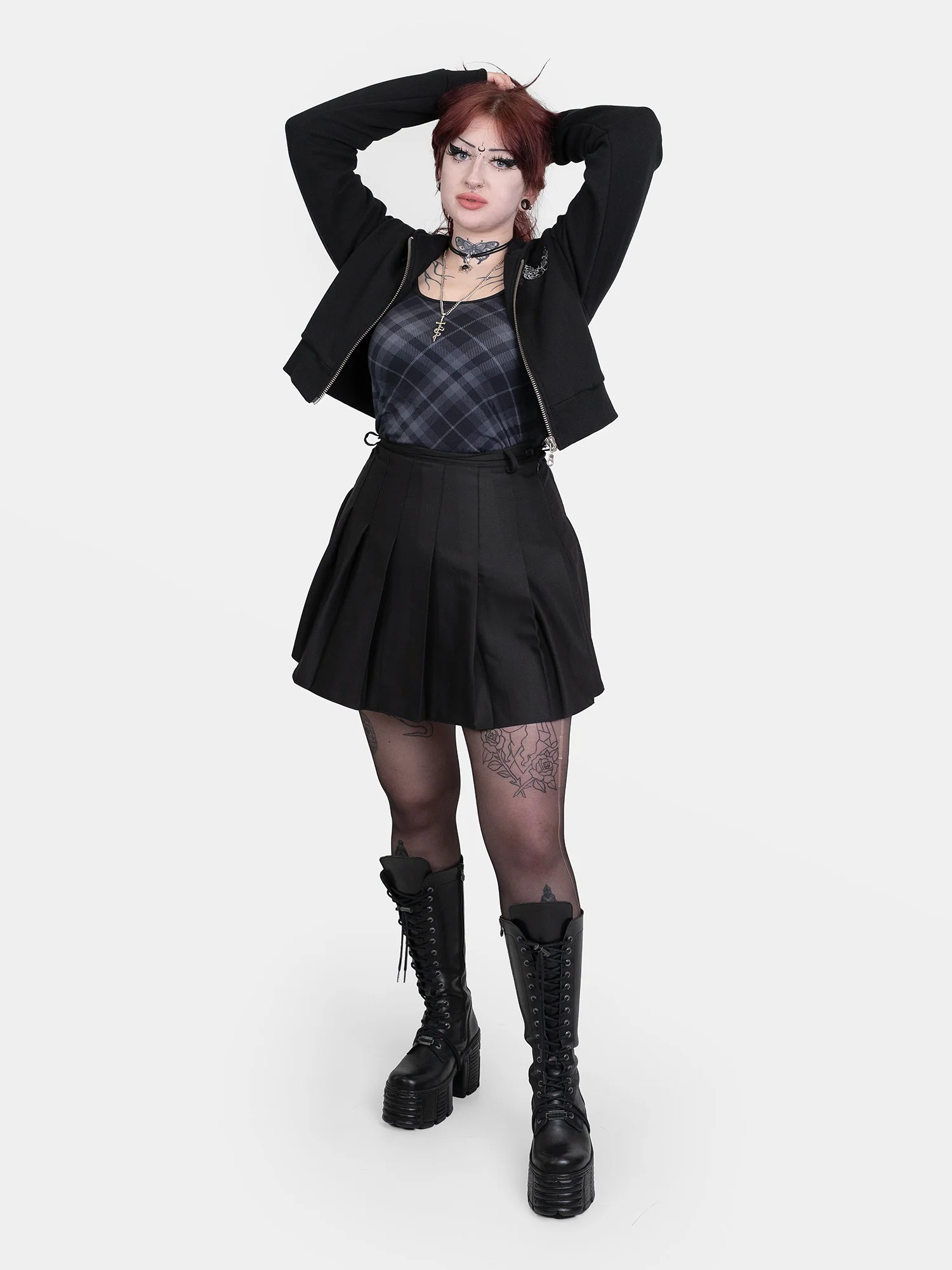 Top w kratkę Rebel - Image 3