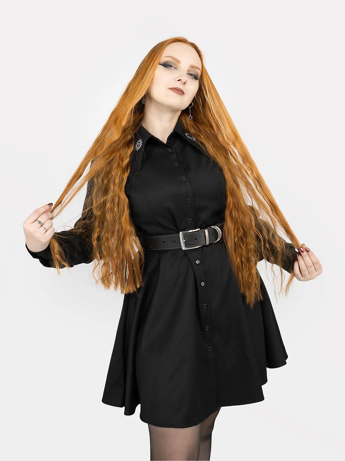 Sukienka z kołnierzem Sabrina - Image 17