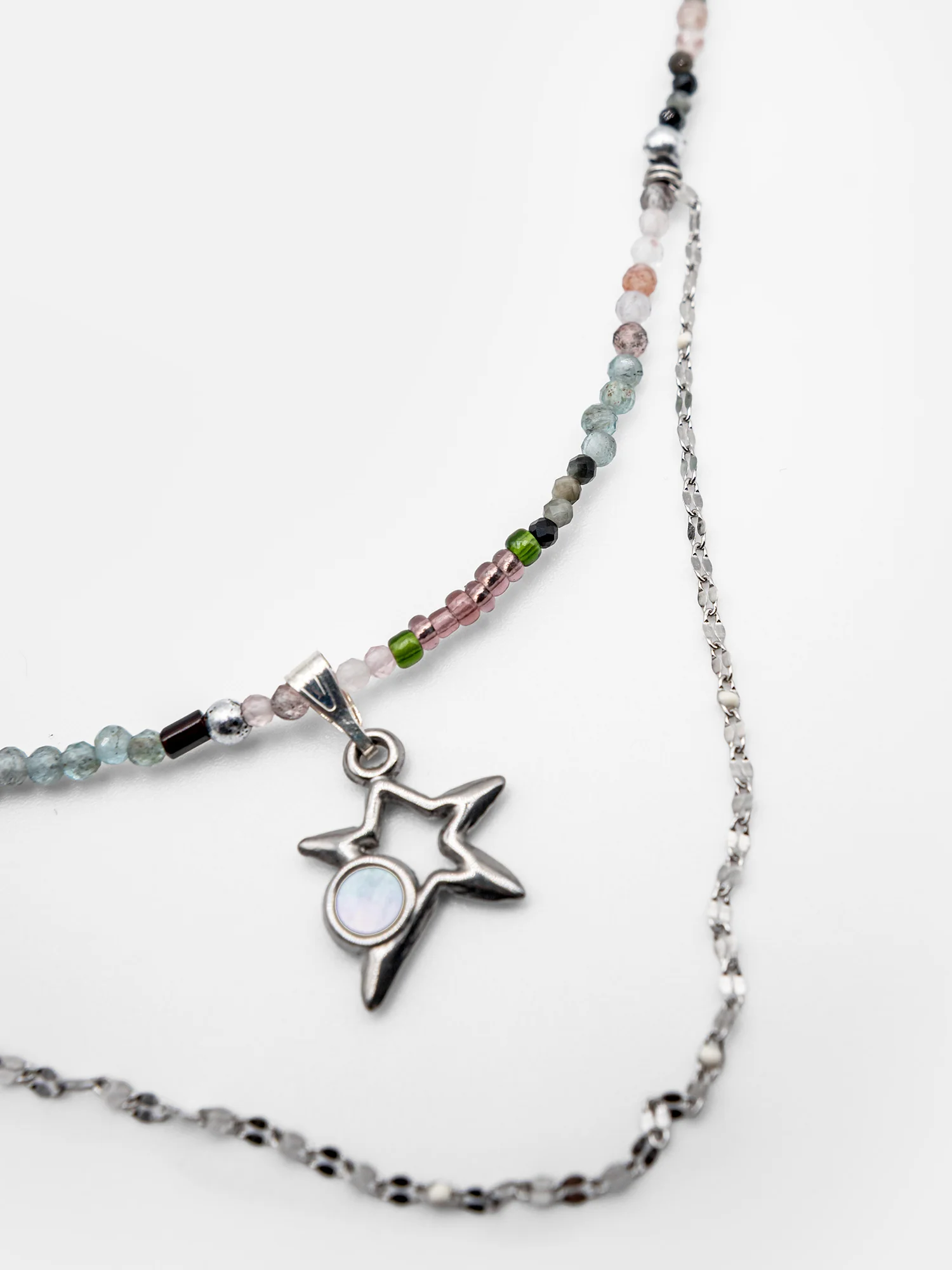 Choker z kamieni naturalnych z gwiazdką Stella - Image 3
