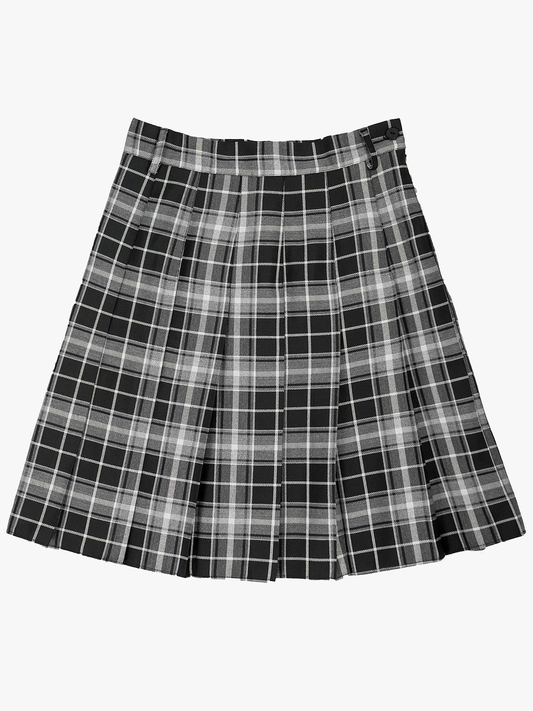 TALL Tennis skirt w ciemnoszarą kratkę - Image 3