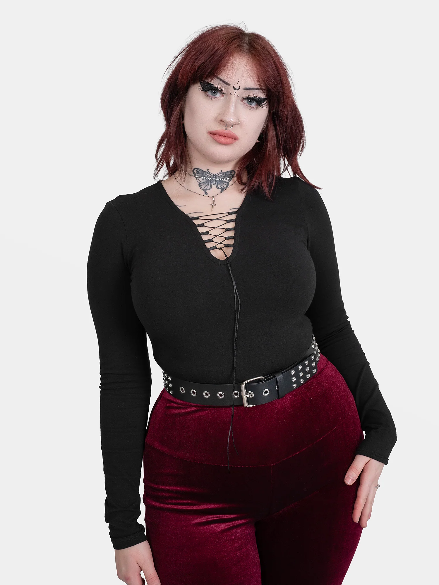 Bluzka z wiązaniem Vesper - Image 3