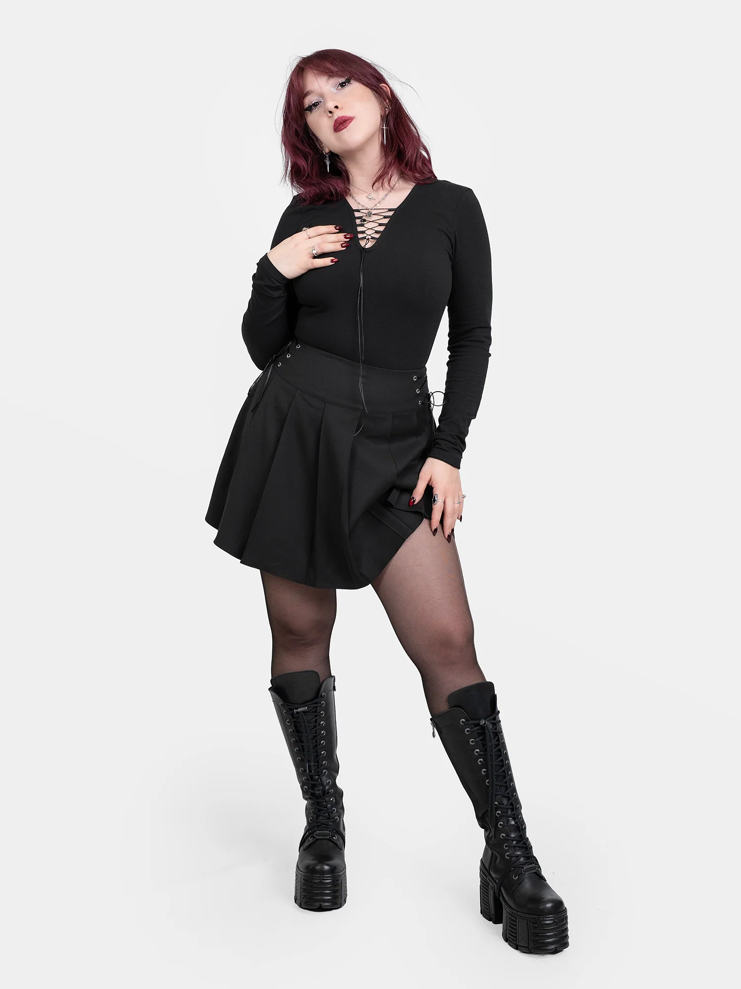Bluzka z wiązaniem Vesper - Image 9